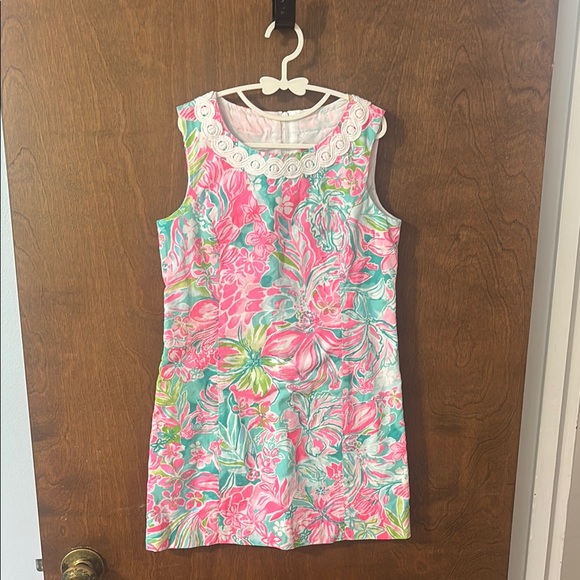 Lilly Pulitzer | Dresses | Lilly Pulitzer Pink And Blue Dress | Poshmark